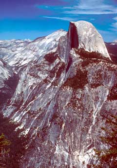 Half Dome from Glacier Point in Yosemite National Park Half Dome from Glacier Point in Yosemite National Park